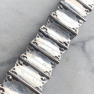 Nielloware Bracelet with Engraving