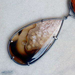 Dendritic and Turkish Agate Necklace