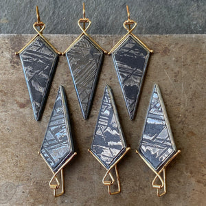 Meteorite Earrings