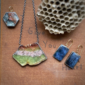 Striped Tourmaline Necklace