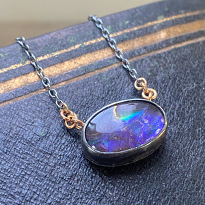 Ammolite Doublet Necklace