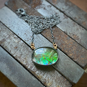Ammolite Doublet Necklace