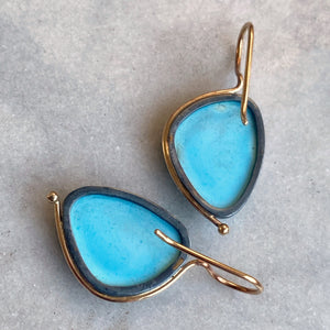 Golden Hills Turquoise Earrings