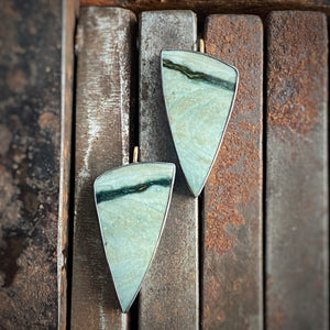 Imperial Green Jasper Earrings