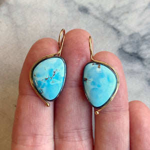Golden Hills Turquoise Earrings