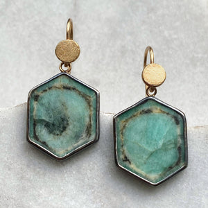Emerald Slice Earrings