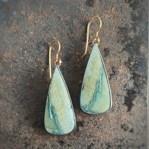 Imperial Green Jasper Earrings