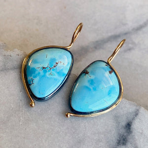 Golden Hills Turquoise Earrings