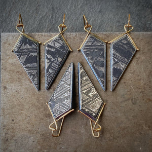 Meteorite Earrings