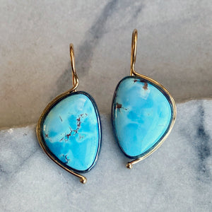 Golden Hills Turquoise Earrings