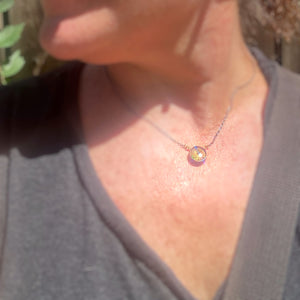 Ammolite Doublet Necklace