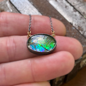 Ammolite Doublet Necklace