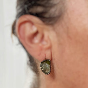 Blue/Green Tourmaline Earrings