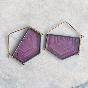 Rosemary Sapphire Sheen Earrings