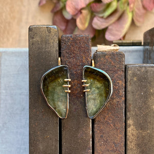Multicolor Tourmaline Shard Earrings