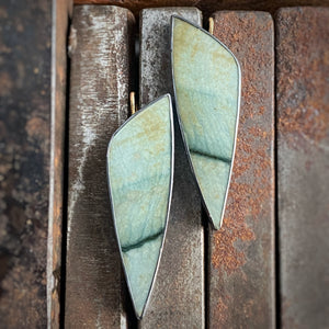 Imperial Green Jasper Earrings