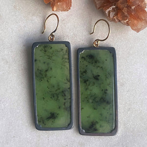 Jade Window Earrings