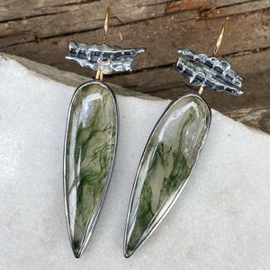 Moss Agate Earrings