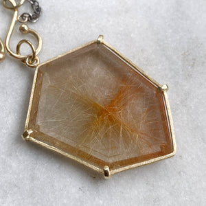 Rutilated Quartz Pendant