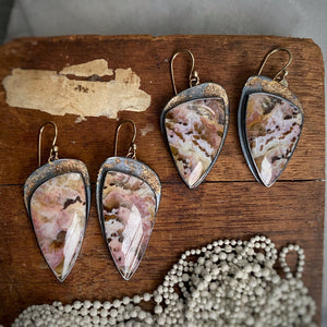 Lace Agate Earrings