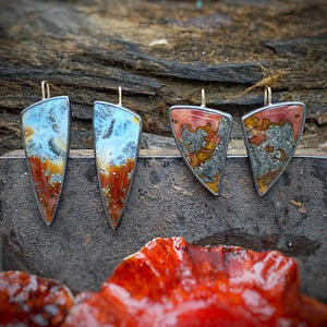 Marcasite in Agate Earrings