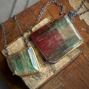 Large Rubellite Tourmaline Necklace