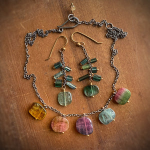 Tourmaline Bead Necklace #2