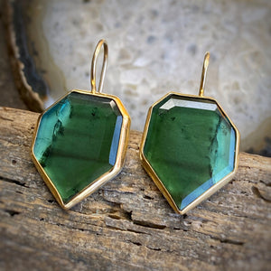Bicolor Tourmaline Earrings