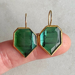 Bicolor Tourmaline Earrings