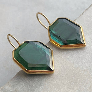 Bicolor Tourmaline Earrings