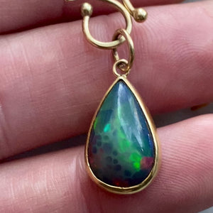 Custom 4.5 Ct. Ethiopian Snakeskin Opal Pendant
