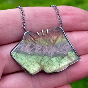 Striped Tourmaline Necklace