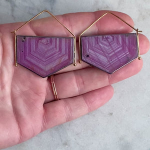Rosemary Sapphire Sheen Earrings