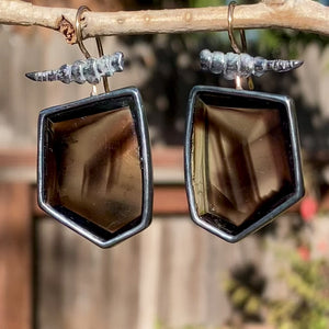 Smoky/Lemon Quartz Earrings