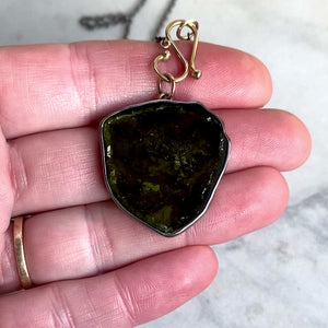 Olive Tourmaline Pendant