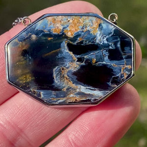 Hexagonal Pietersite Necklace