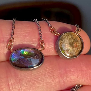 Ammolite Doublet Necklace