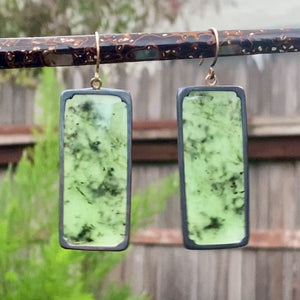 Jade Window Earrings