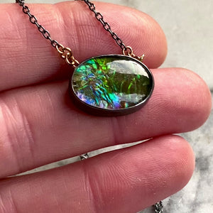 Ammolite Doublet Necklace