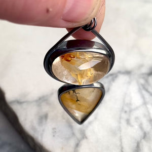 Lodolite and Dendritic Quartz Necklace
