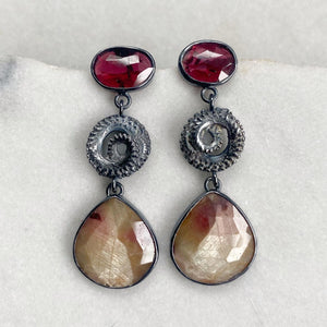 Octopus Tentacle Earrings