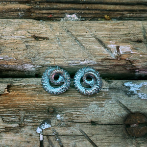 Octopus Tentacle Stud Earrings