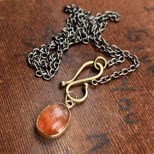 Sunstone Scapolite Pendant