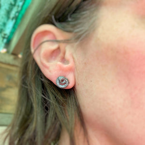 Octopus Tentacle Stud Earrings