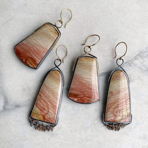 Misty Mountain Jasper Earrings #1