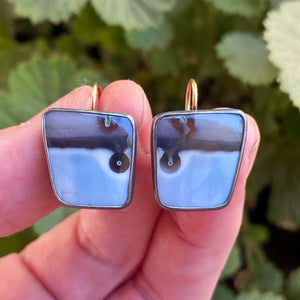 Blue Opal Earrings