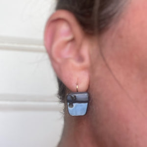 Blue Opal Earrings