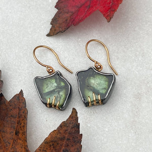 Green Tourmaline Earrings