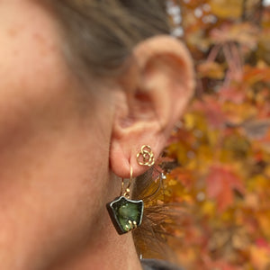 Green Tourmaline Earrings