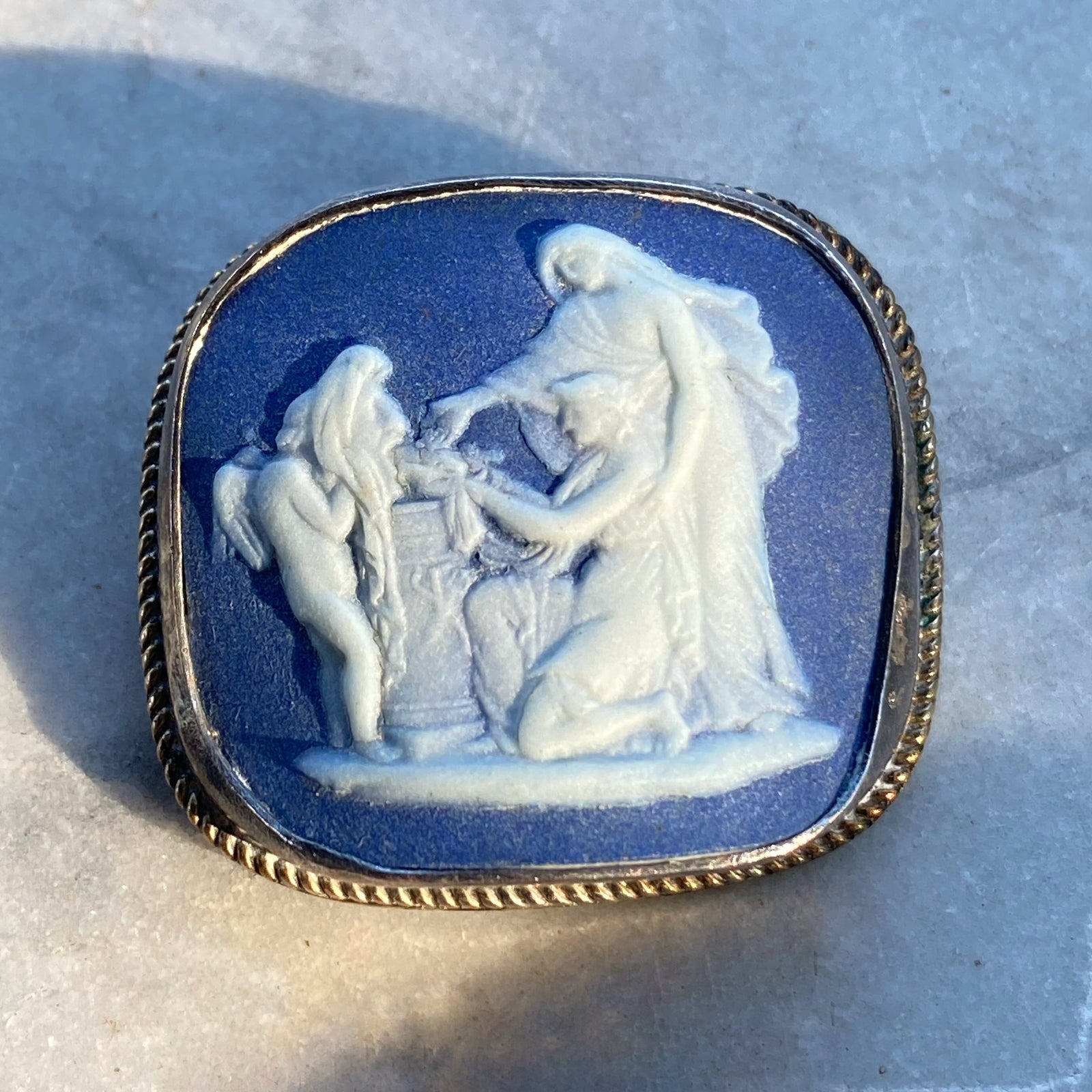 Antique Wedgwood Cameo Brooch